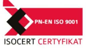 obraz logotyp certyfikatu isocert 9001